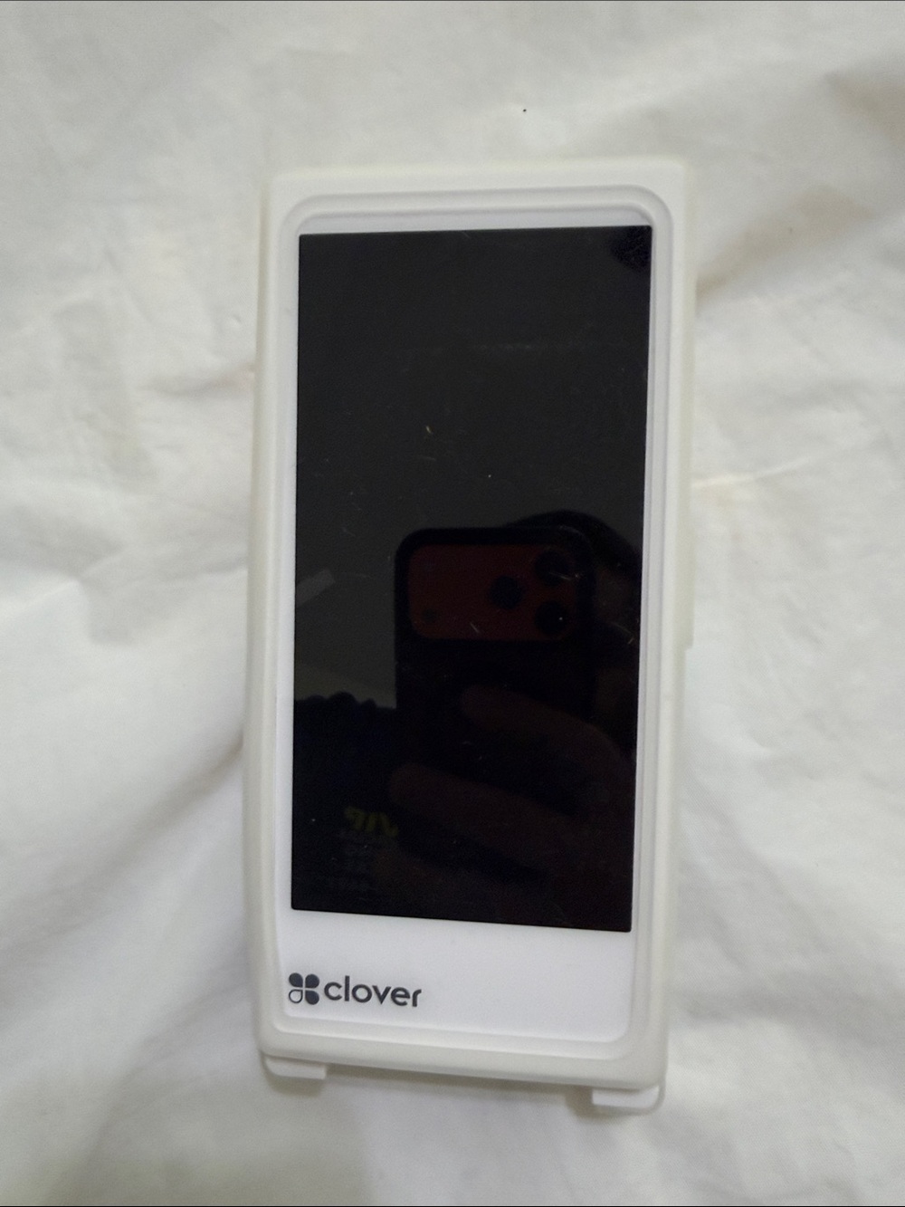 Clover White Tablet Payment Terminal Case - White